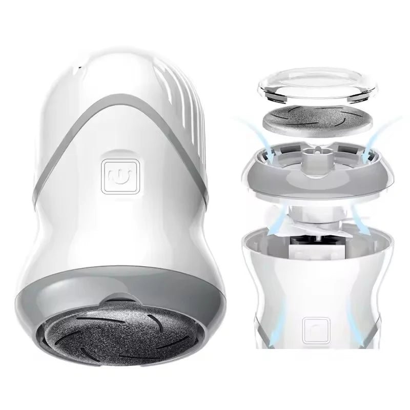 Automatic Electric Vacuum Micro 3D Pedi Vac Dead Skin Calluses Scrubber Grinder Pedicure Tools Set Feet File Foot Callus Remover