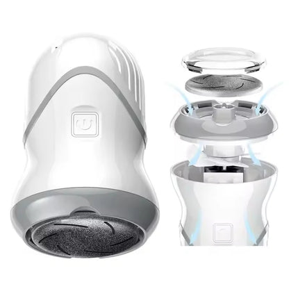 Automatic Electric Vacuum Micro 3D Pedi Vac Dead Skin Calluses Scrubber Grinder Pedicure Tools Set Feet File Foot Callus Remover