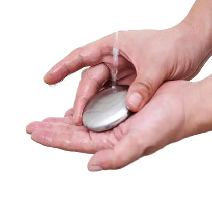 Oval Stainless Steel Deodorant Metal Soap Kitchen Garlic & Fish Deodorising Hand Washing Soap Deodorizing Eliminating Odor Tools