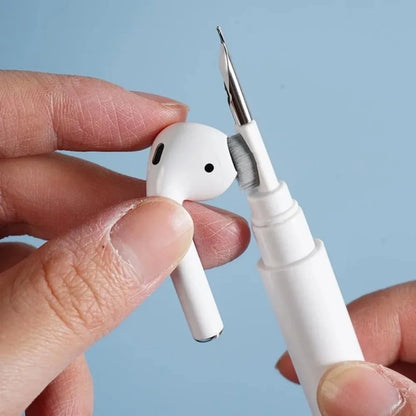 Earbuds Cleaning Pen for Earbuds Portable 3 in 1 Wireless Earphone Case Cleaning Tools Kit Cleaning Brush