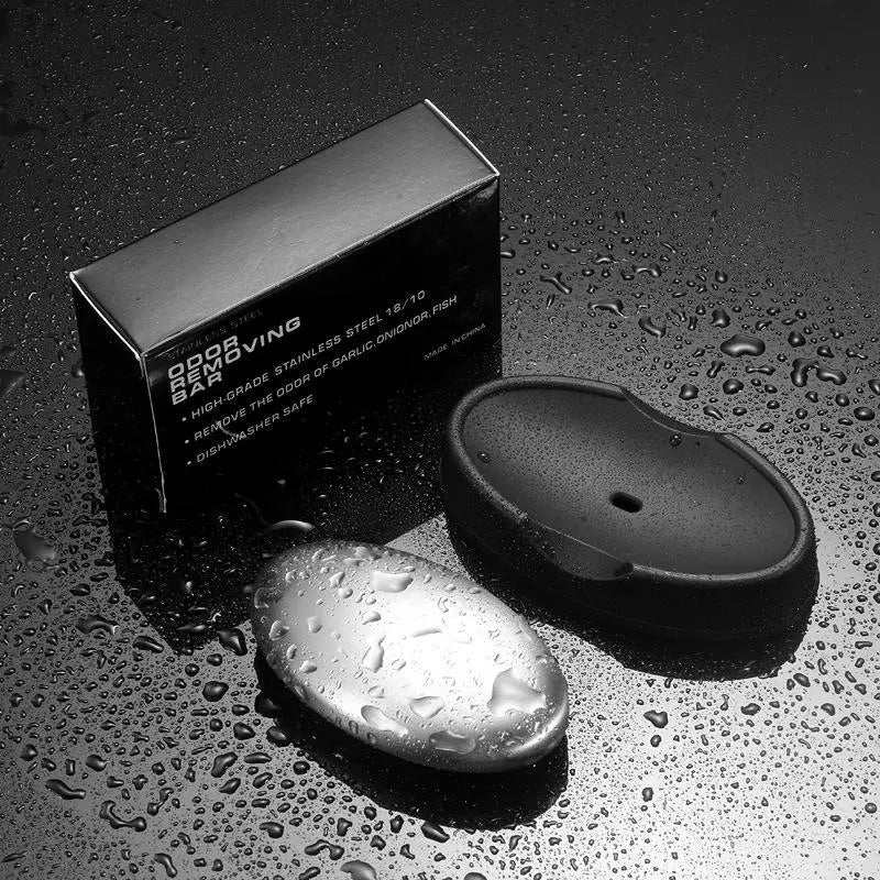 Oval Stainless Steel Deodorant Metal Soap Kitchen Garlic & Fish Deodorising Hand Washing Soap Deodorizing Eliminating Odor Tools