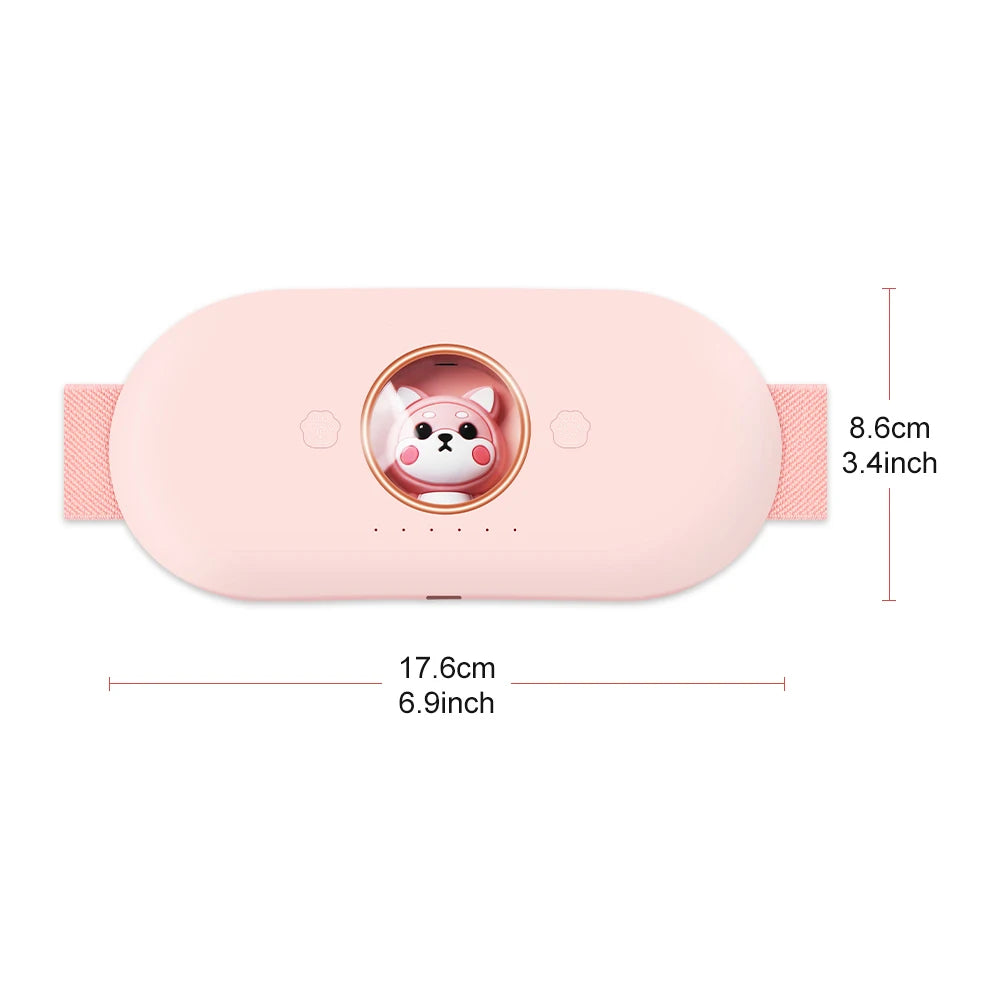 Menstrual Heating Self Massage Heat Period Pain Relief Portable Heating Pad Warming Belt Thermal Massager Stomach Heating Belt