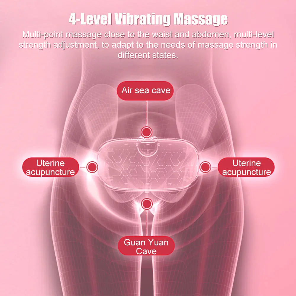 Menstrual Heating Self Massage Heat Period Pain Relief Portable Heating Pad Warming Belt Thermal Massager Stomach Heating Belt