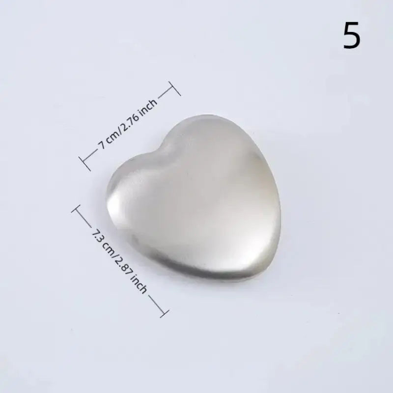 Oval Stainless Steel Deodorant Metal Soap Kitchen Garlic & Fish Deodorising Hand Washing Soap Deodorizing Eliminating Odor Tools