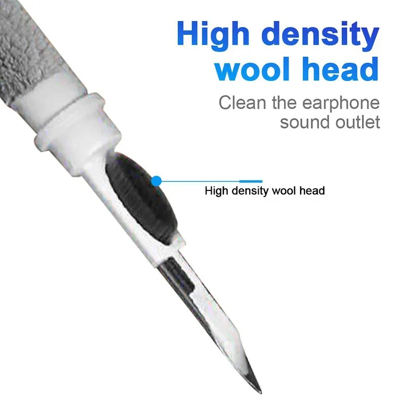 Earbuds Cleaning Pen for Earbuds Portable 3 in 1 Wireless Earphone Case Cleaning Tools Kit Cleaning Brush