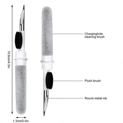 Earbuds Cleaning Pen for Earbuds Portable 3 in 1 Wireless Earphone Case Cleaning Tools Kit Cleaning Brush