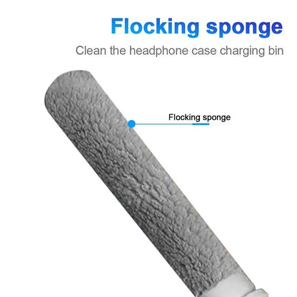 Earbuds Cleaning Pen for Earbuds Portable 3 in 1 Wireless Earphone Case Cleaning Tools Kit Cleaning Brush