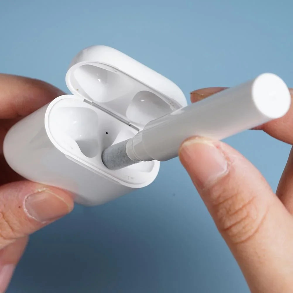 Earbuds Cleaning Pen for Earbuds Portable 3 in 1 Wireless Earphone Case Cleaning Tools Kit Cleaning Brush